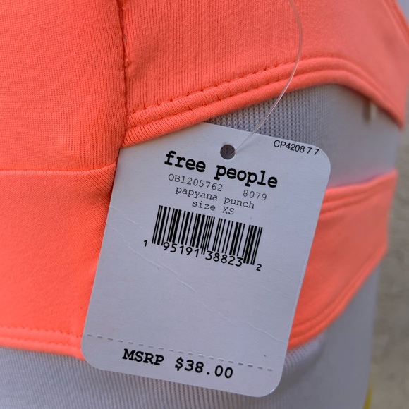 NWT Free People FP Movement Very Prairie Bra In Papyana Punch - Picture 8 of 11